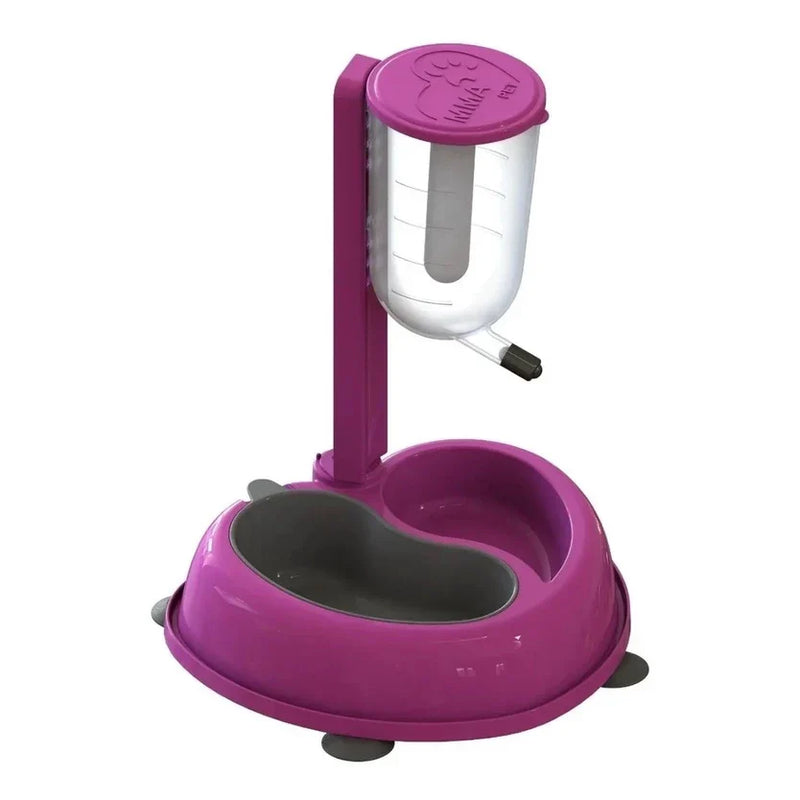 Bebedouro Automático Comedouro Para Cães e Gatos Duplo Anti Formiga C/ Bilha Promoção Envio Imediato