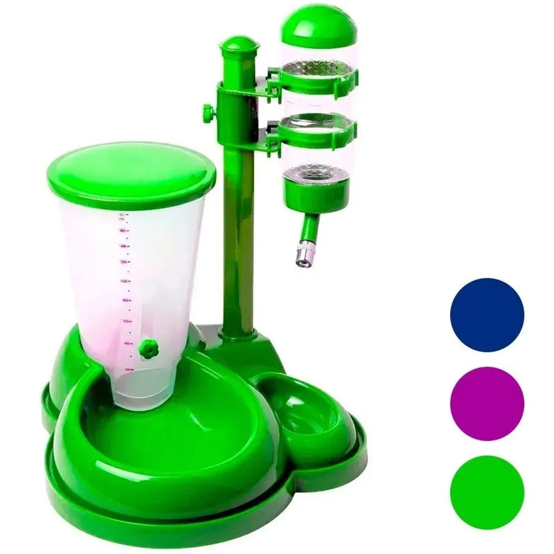 Bebedouro e Comedouro Automático para Cães e Gatos com Lambe Bilha Lorben