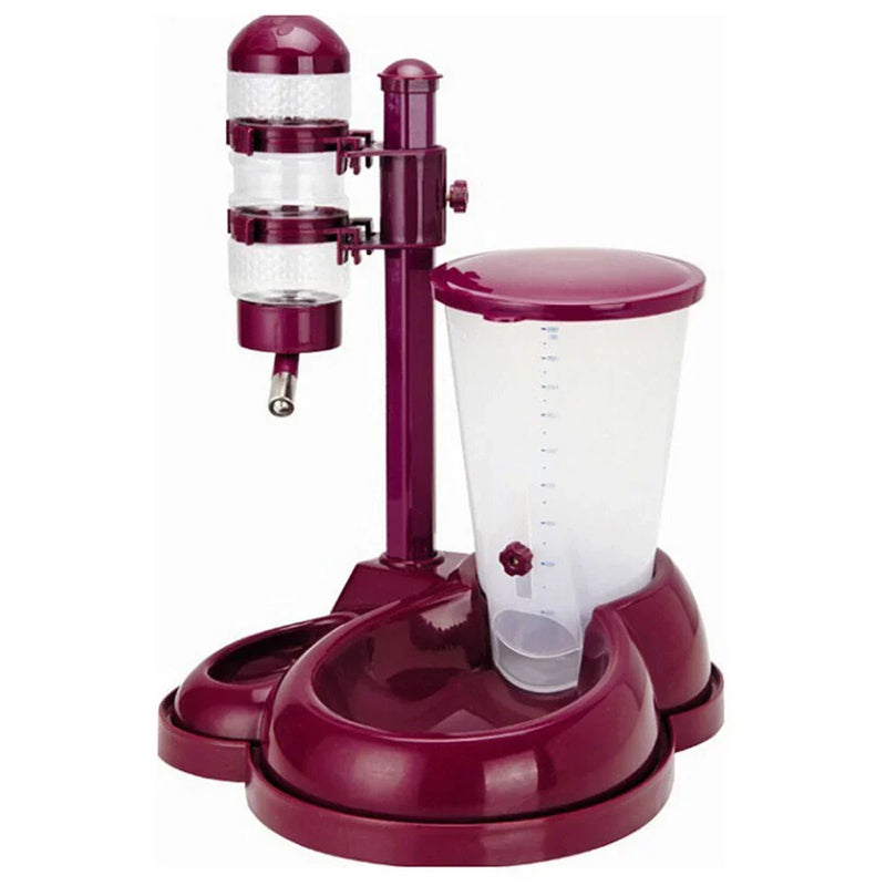 Bebedouro e Comedouro Automático para Cães e Gatos com Lambe Bilha Lorben