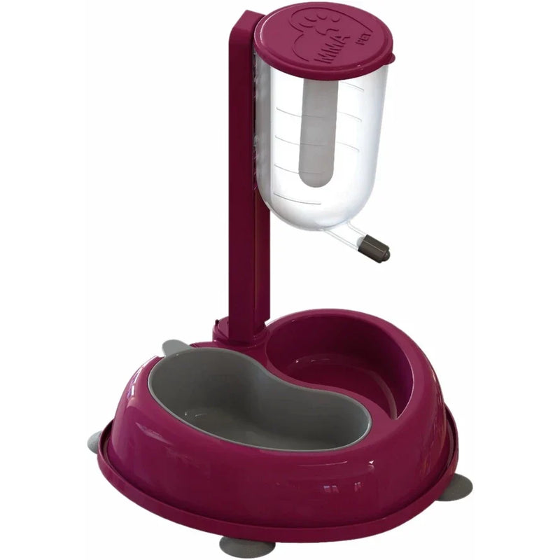 Bebedouro Automático Comedouro Para Cães e Gatos Duplo Anti Formiga C/ Bilha Promoção Envio Imediato