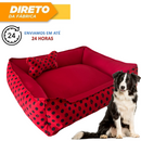 Cama Caminha Pet Cachorro tamanho grande confortável com zíper lavável + almofadinha
