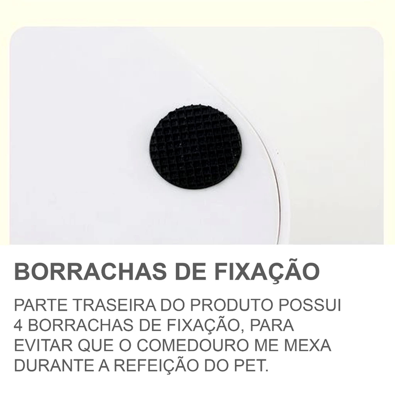 Bebedouro Comedouro Cachorro Gato Grande Automático Porta Ração PET Plástico Abre Sozinho Timex