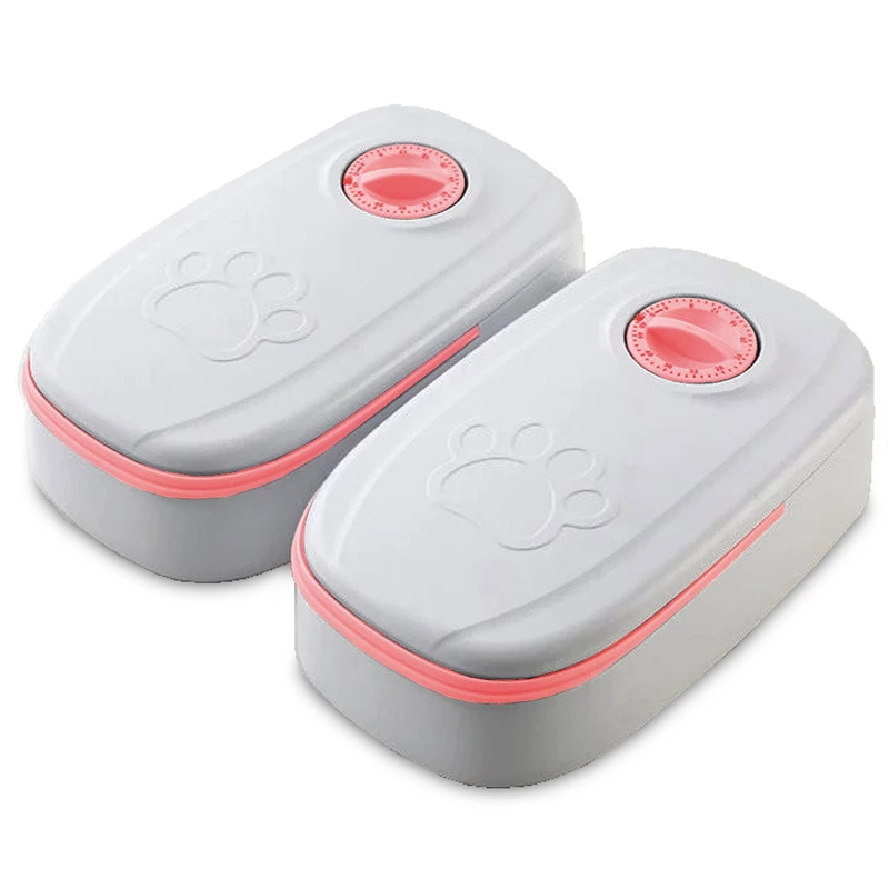 Bebedouro Comedouro Cachorro Gato Grande Automático Porta Ração PET Plástico Abre Sozinho Timex