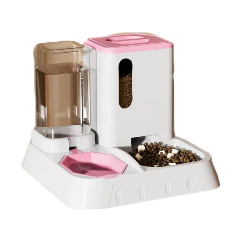 Bebedouro E Comedouro Alimentador Automático Gravidade Pet Cães e Gatos