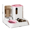 Bebedouro E Comedouro Alimentador Automático Gravidade Pet Cães e Gatos