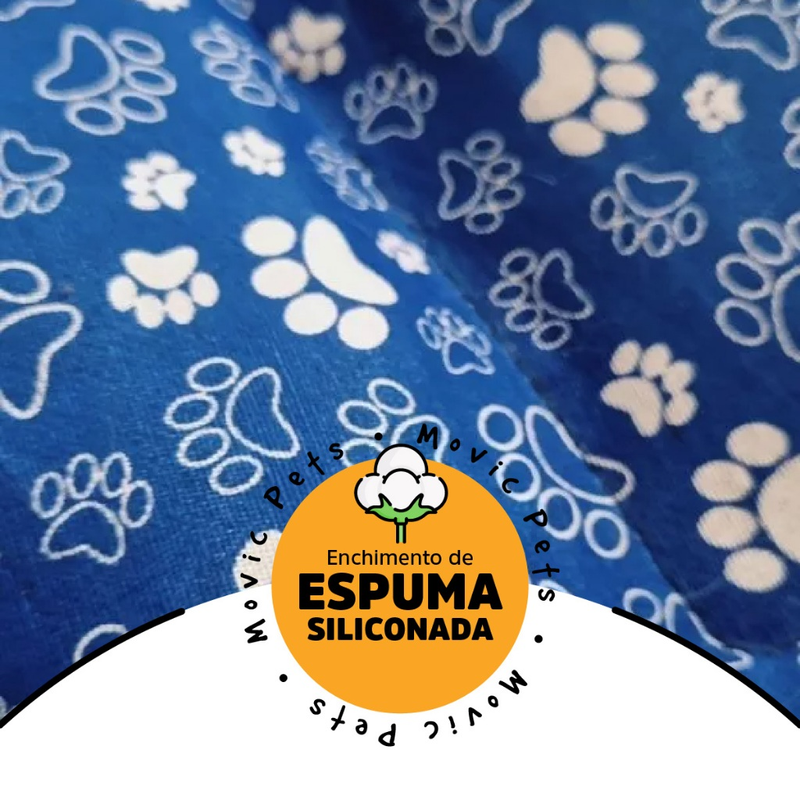 Cama Colchonete Almofada para Cachorro ou Gato Pet Pequeno Médio e Grande Lavável com Zíper