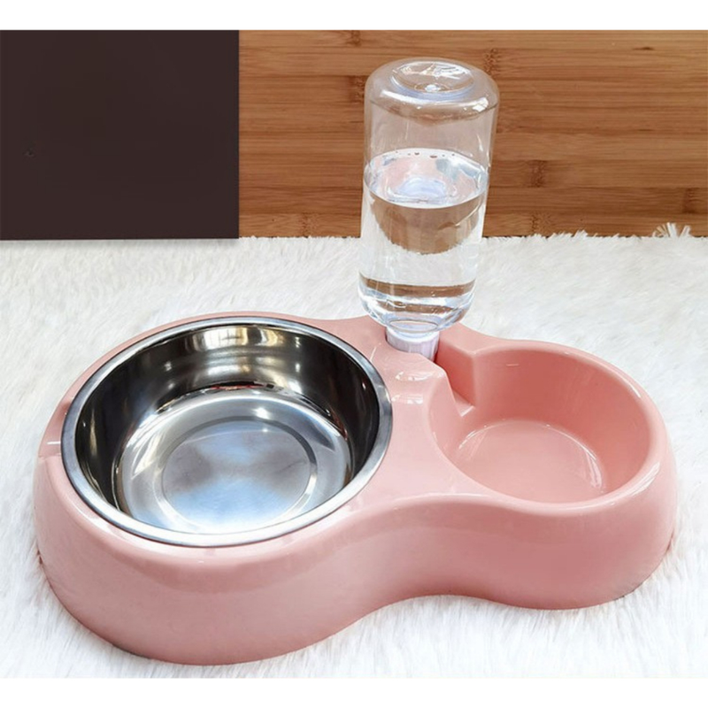 Comedouro E Bebedouro Automatico Para Cães E Gatos Ergonômico Pet Multifuncional