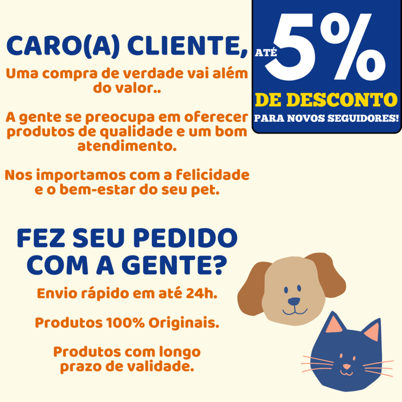 Kit Shampoo Anti Pulgas e Carrapatos + Condicionador Desembaraçador para Cachorro e Gato Genial Pet