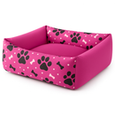 Cama Caminha Pet Cachorro Gato Lavável + Almofada + Tapete + Manta + Comedouro Bebedouro