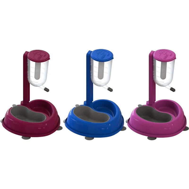 Bebedouro Automático Comedouro Para Cães e Gatos Duplo Anti Formiga C/ Bilha Promoção Envio Imediato