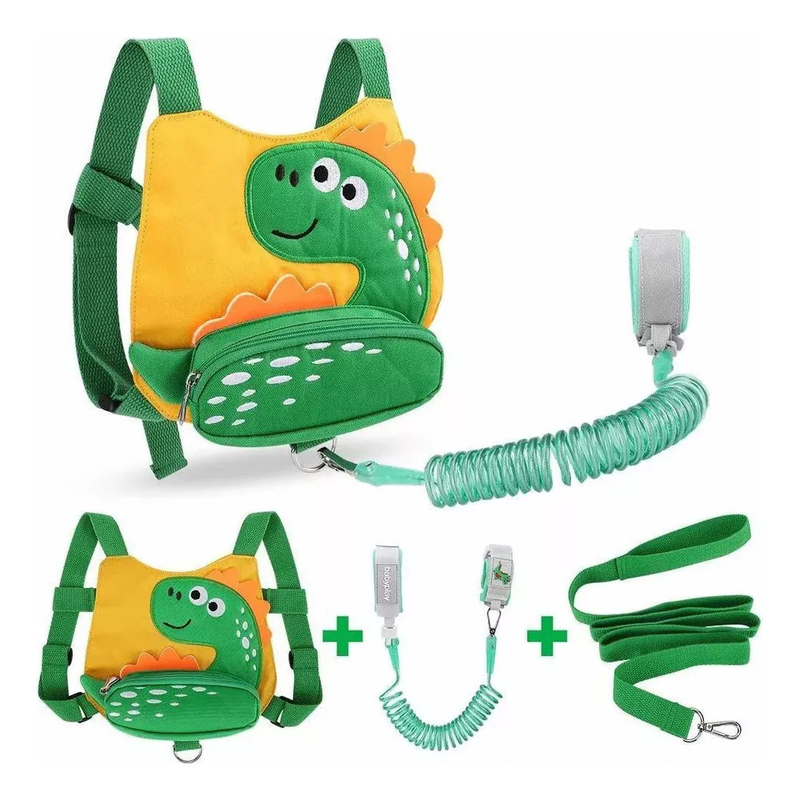 Coleira Guia Infantil De Segurança Anti-perda Com Mochila