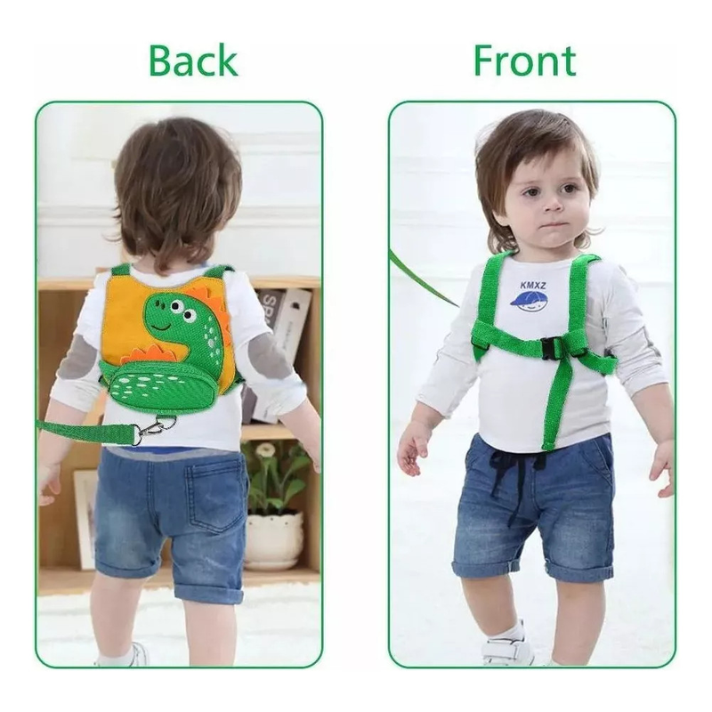 Coleira Guia Infantil De Segurança Anti-perda Com Mochila