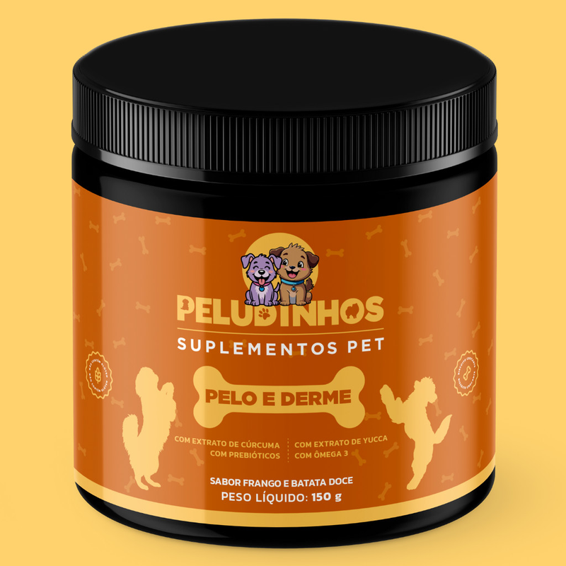 Suplemento Peludinhos Pelo e Derme 150g