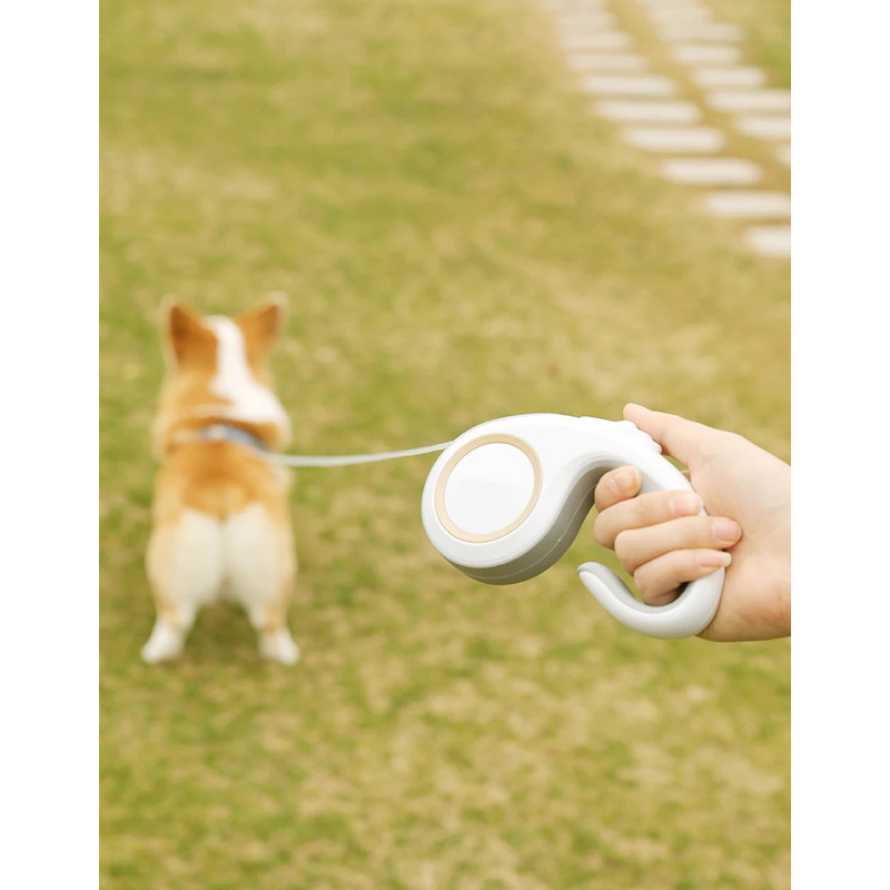 Coleira Pet Guia Retrátil Cachorro Gato 5 Metros C/ Trava Br