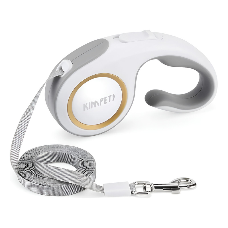 Coleira Pet Guia Retrátil Cachorro Gato 5 Metros C/ Trava Br