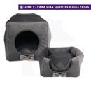 Caminha Pet Toca Iglu 3 EM 1 Cama Para Cães e Gatos Com Almofada