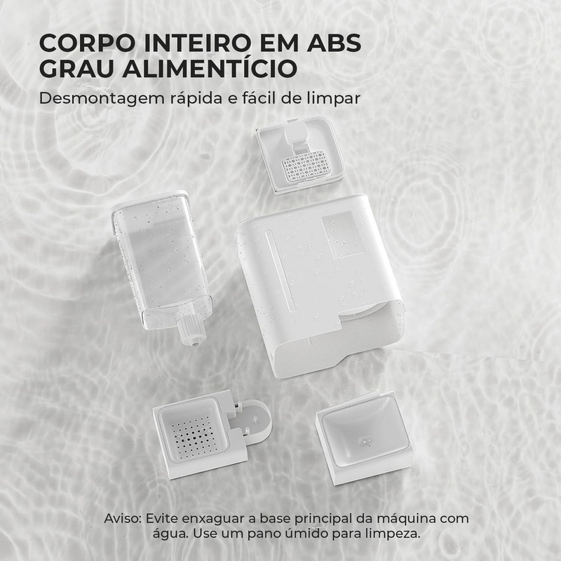 Newpet Bebedouro com Comedouro Alimentador Automático Pet Cães Gato- Bivolt